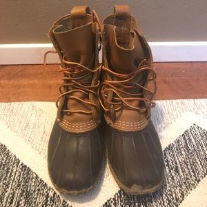 Classic LLBean 8” Boots Tan
